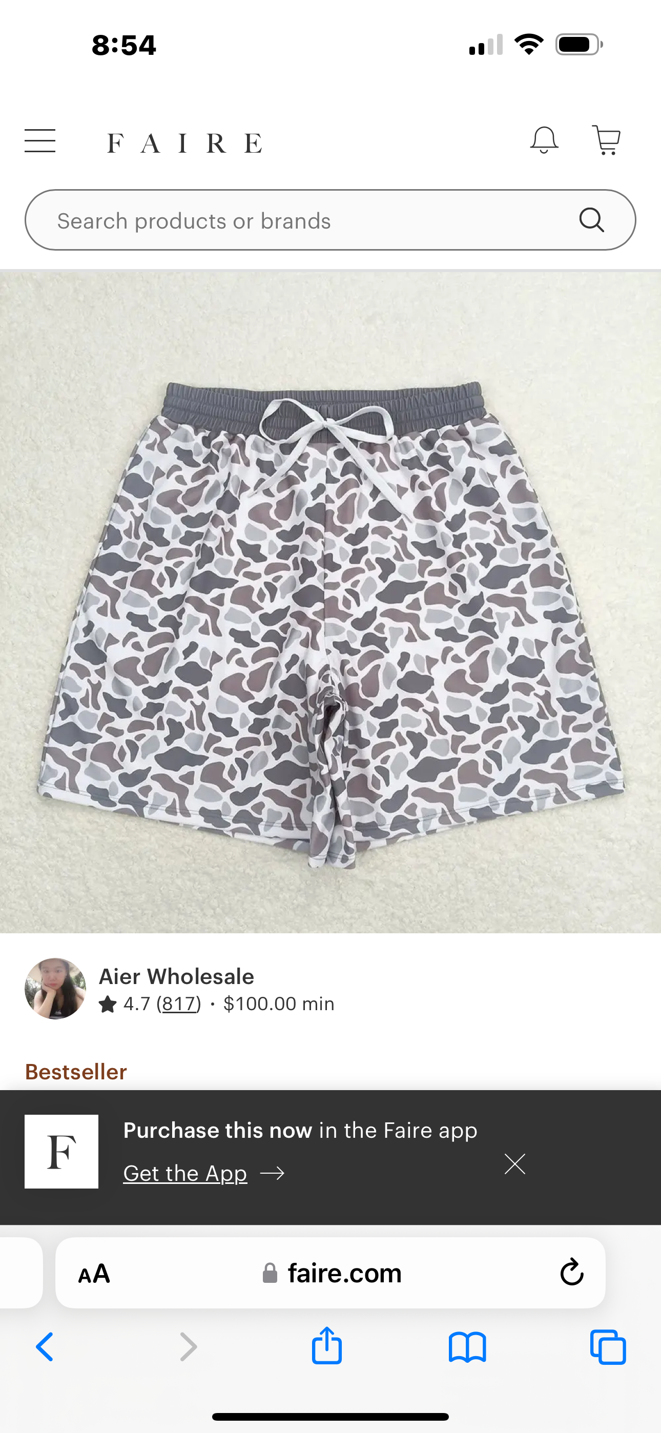 Men’s Camo Shorts